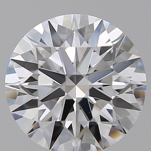 1.25 Carat Round Lab Diamond with  Cut Diamond in 14KT  view 1
