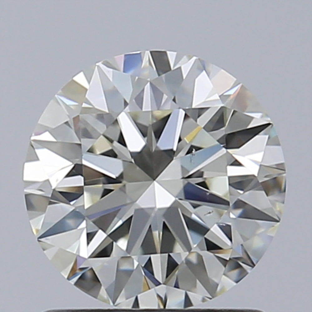 1.01 Carat Round Natural Diamond with  Cut Diamond in 14KT  view 1
