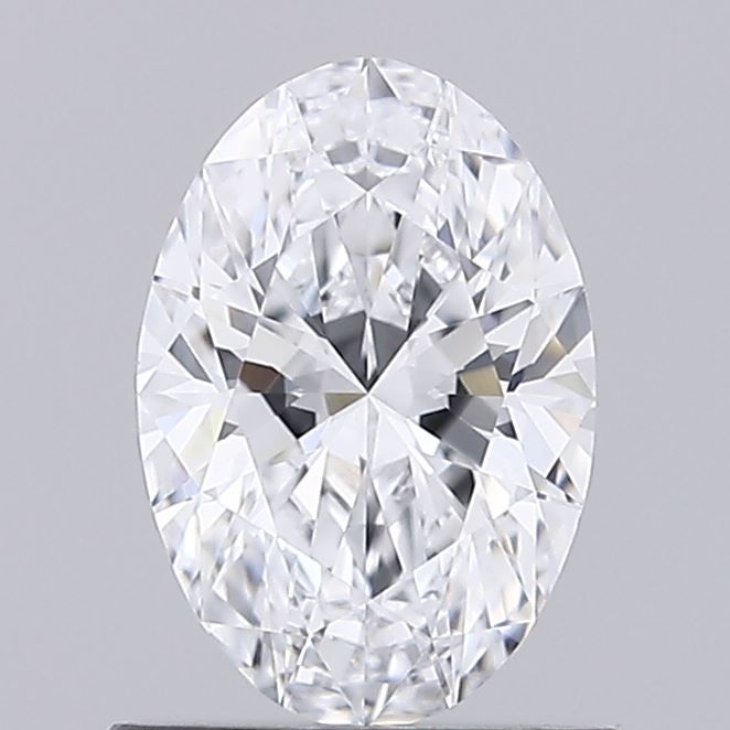 0.81 Carat Oval Lab Diamond with  Cut Diamond in 14KT  view 1
