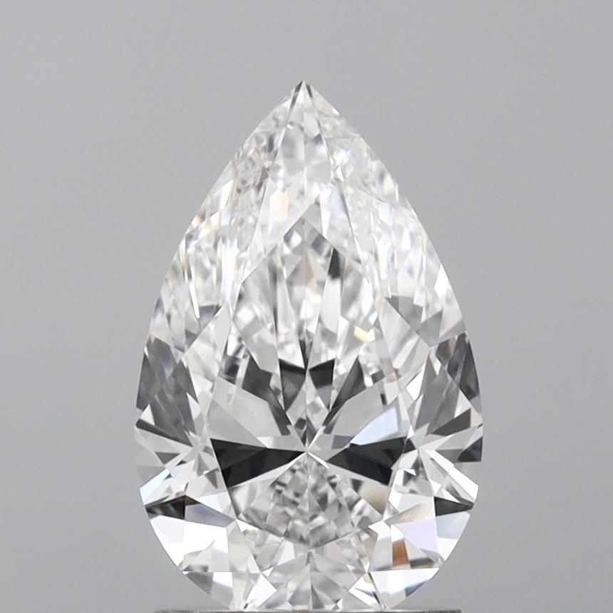 1.8 Carat Pear Lab Diamond with  Cut Diamond in 14KT  view 1
