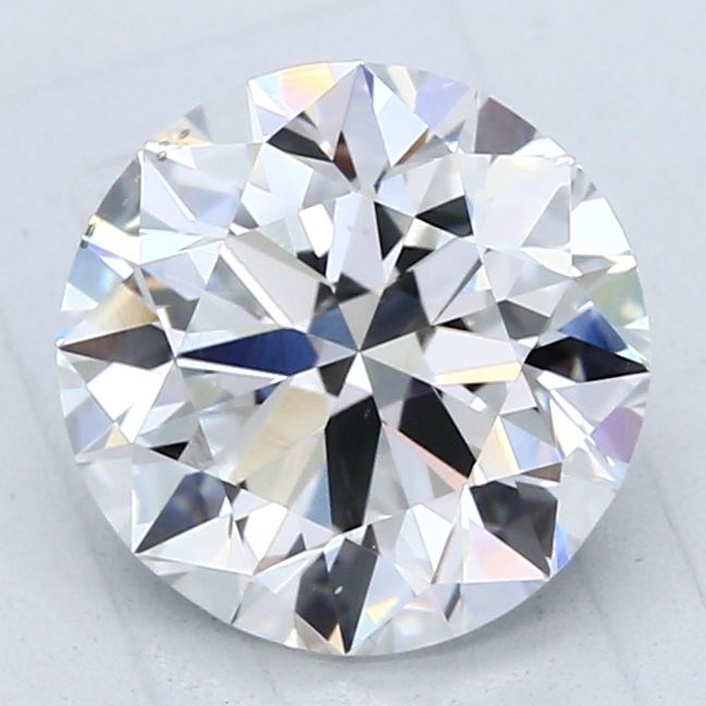 2.51 Carat Round Natural Diamond with  Cut Diamond in 14KT  view 1
