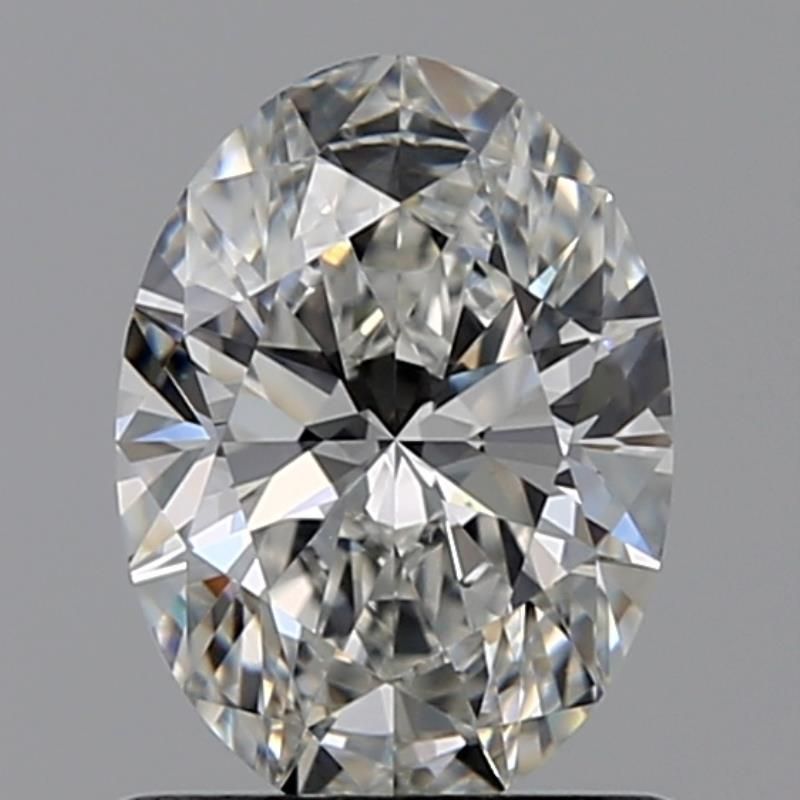 0.85 Carat Oval Natural Diamond with  Cut Diamond in 14KT  view 1
