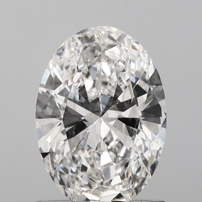 1.13 Carat Oval Lab Diamond with  Cut Diamond in 14KT  view 1
