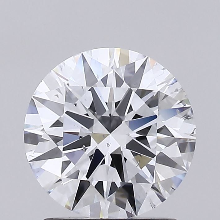 1.55 Carat Round Lab Diamond with  Cut Diamond in 14KT  view 1

