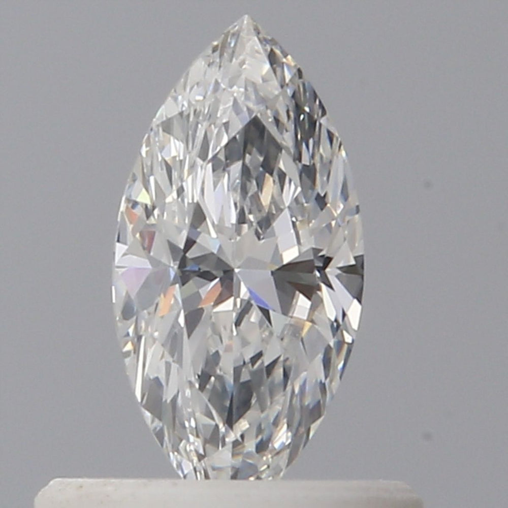 0.43 Carat Marquise Natural Diamond with  Cut Diamond in 14KT  view 1
