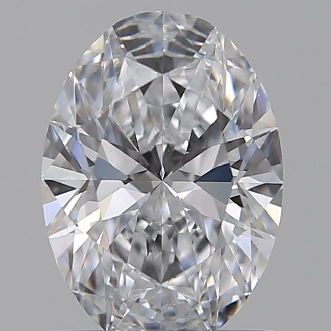 0.9 Carat Oval Lab Diamond with  Cut Diamond in 14KT  view 1
