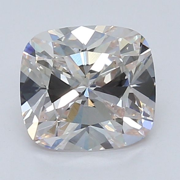 1.5 Carat Cushion Lab Diamond with  Cut Diamond in 14KT  view 1
