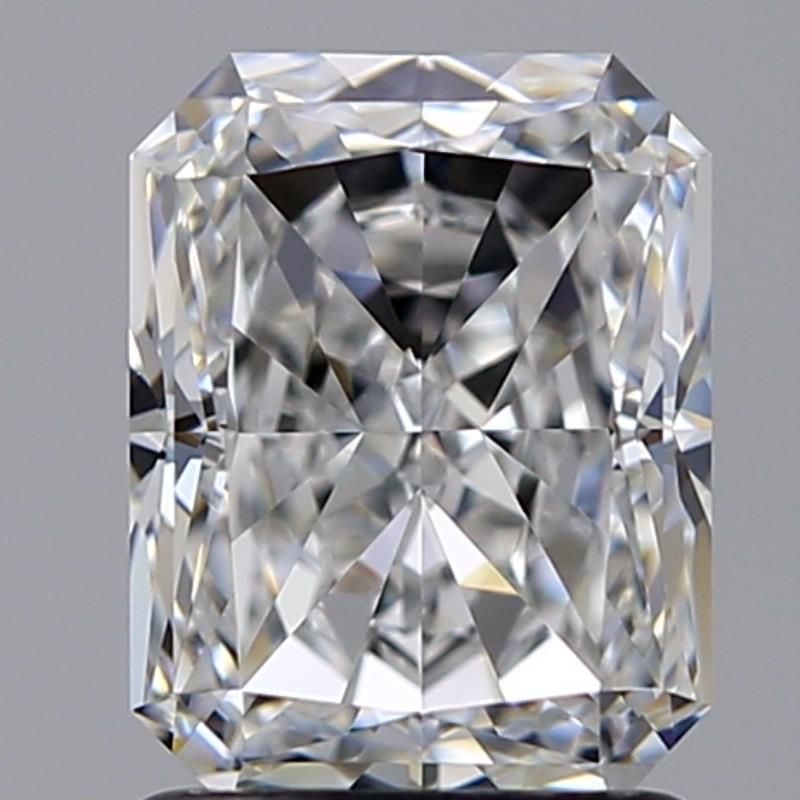 1.7 Carat Radiant Natural Diamond with  Cut Diamond in 14KT  view 1
