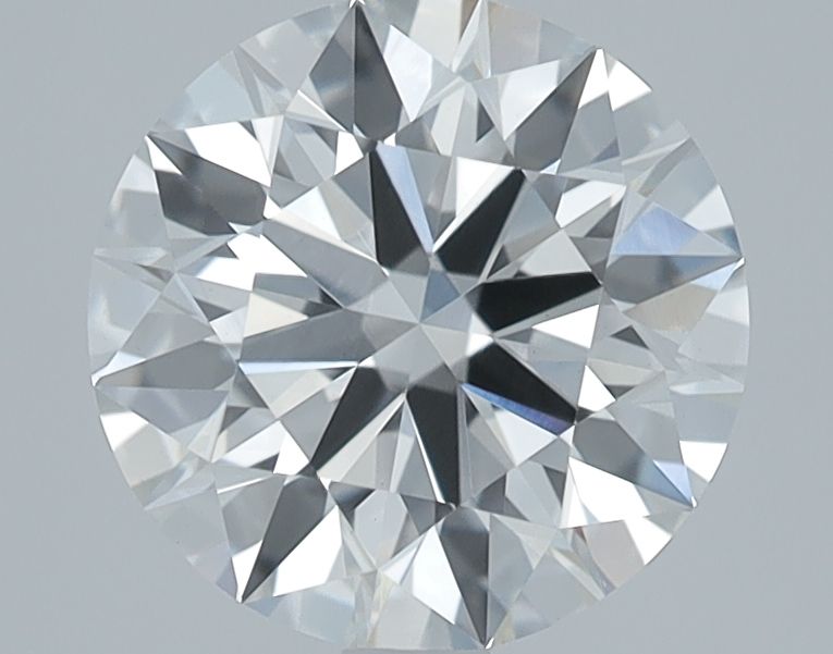 1.93 Carat Round Lab Diamond with  Cut Diamond in 14KT  view 1
