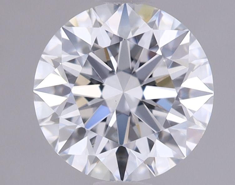 1.04 Carat Round Lab Diamond with  Cut Diamond in 14KT  view 1
