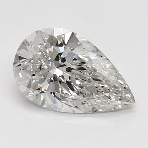 1.04 Carat Pear Lab Diamond with  Cut Diamond in 14KT  view 1
