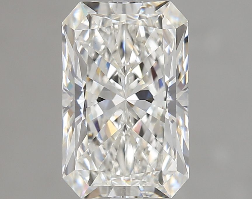 1.73 Carat Radiant Lab Diamond with  Cut Diamond in 14KT  view 1
