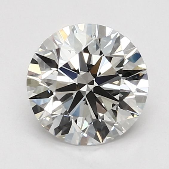 1.36 Carat Round Lab Diamond with  Cut Diamond in 14KT  view 1
