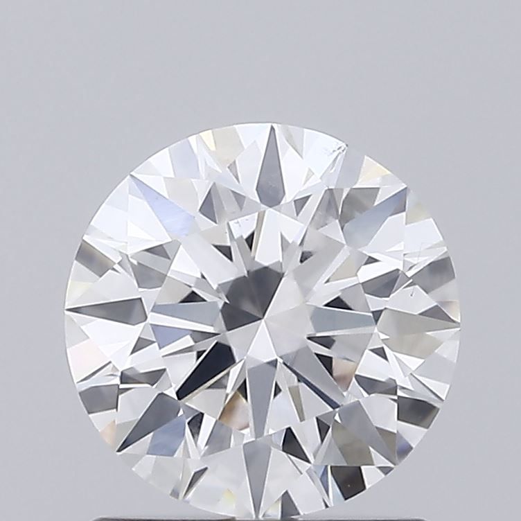 1.02 Carat Round Lab Diamond with  Cut Diamond in 14KT  view 1
