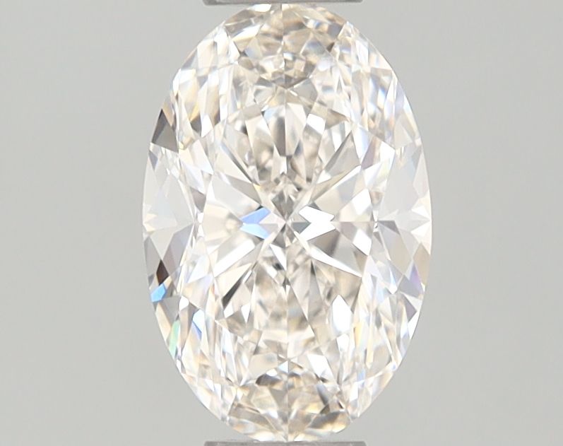 1.0 Carat Oval Natural Diamond with  Cut Diamond in 14KT  view 1
