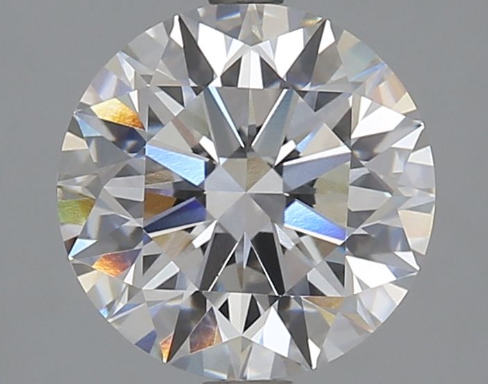 2.76 Carat Round Lab Diamond with  Cut Diamond in 14KT  view 1

