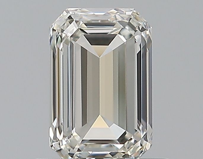 0.71 Carat Emerald Natural Diamond with  Cut Diamond in 14KT  view 1
