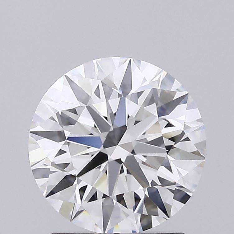 1.6 Carat Round Lab Diamond with  Cut Diamond in 14KT  view 1
