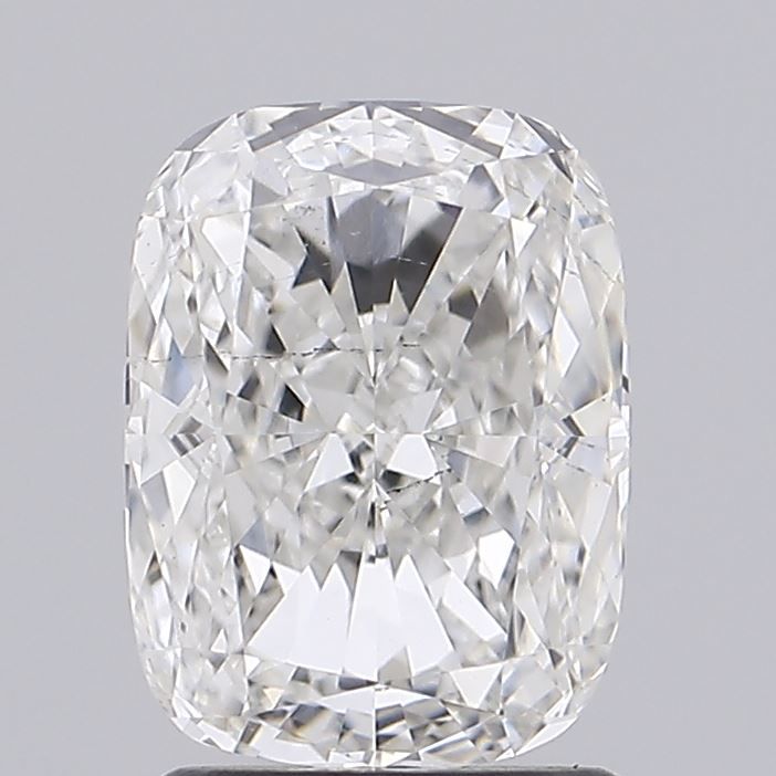 2.0 Carat Cushion Lab Diamond with  Cut Diamond in 14KT  view 1
