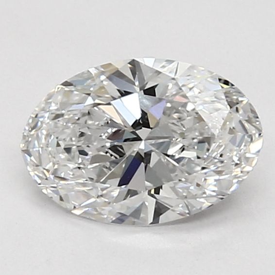 1.19 Carat Oval Lab Diamond with  Cut Diamond in 14KT  view 1

