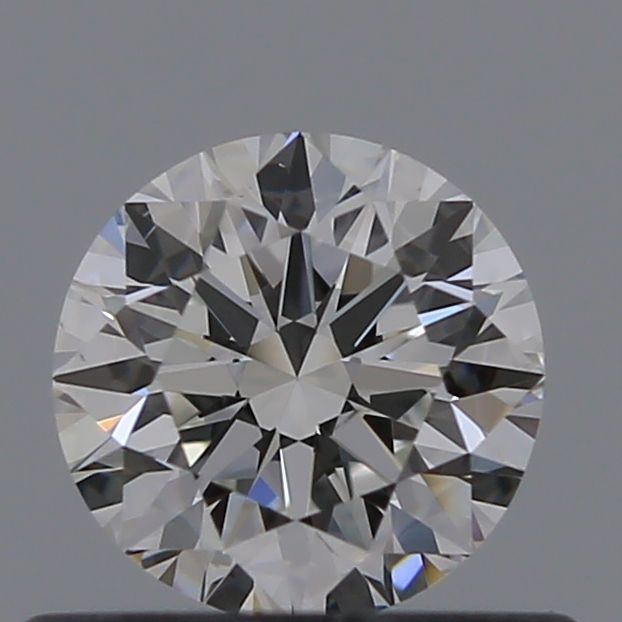 0.5 Carat Round Natural Diamond with  Cut Diamond in 14KT  view 1
