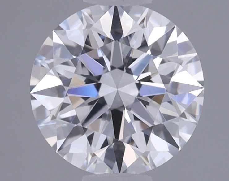0.5 Carat Round Lab Diamond with  Cut Diamond in 14KT  view 1
