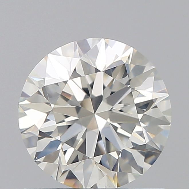 1.01 Carat Round Natural Diamond with  Cut Diamond in 14KT  view 1
