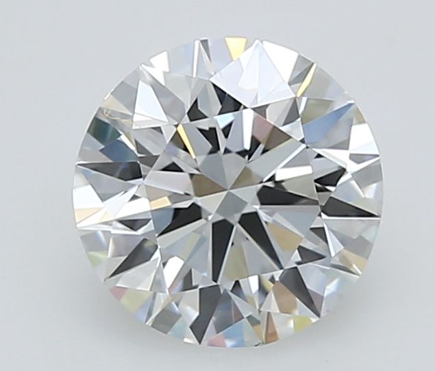 1.43 Carat Round Lab Diamond with  Cut Diamond in 14KT  view 1
