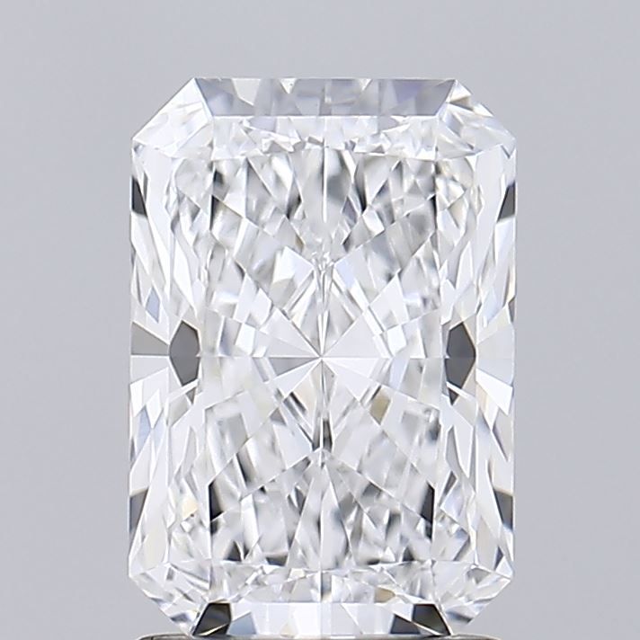 1.75 Carat Radiant Lab Diamond with  Cut Diamond in 14KT  view 1
