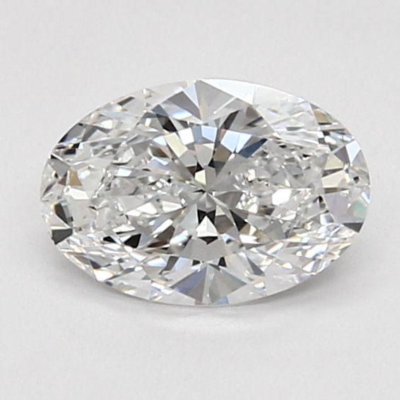1.02 Carat Oval Lab Diamond with  Cut Diamond in 14KT  view 1
