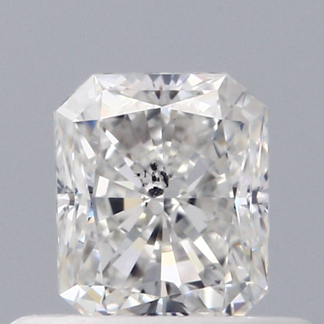 0.51 Carat Radiant Natural Diamond with  Cut Diamond in 14KT  view 1
