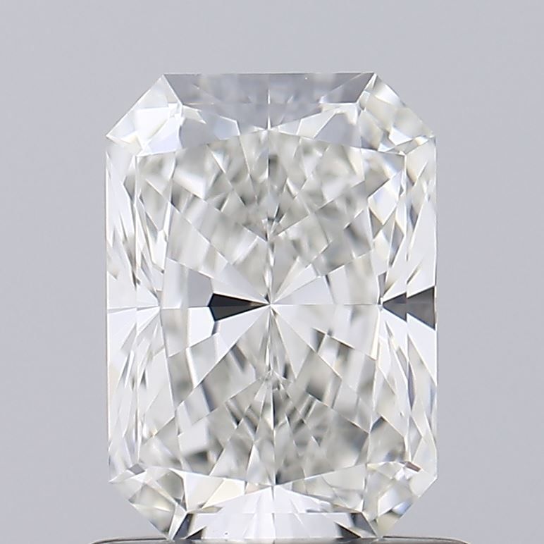 1.0 Carat Radiant Lab Diamond with  Cut Diamond in 14KT  view 1
