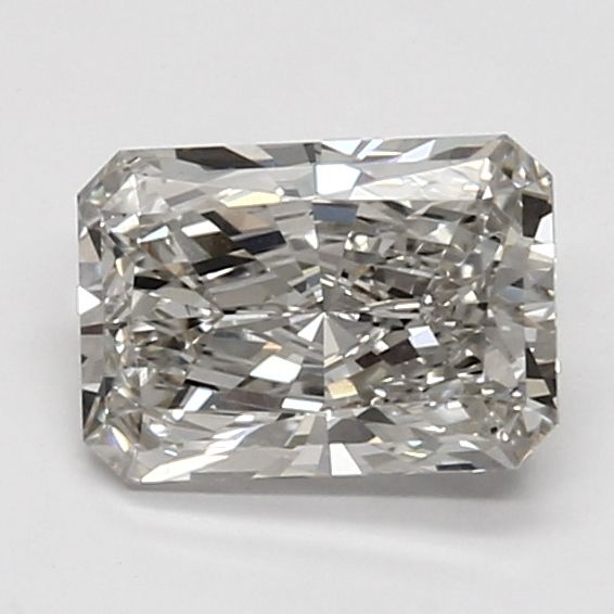 1.32 Carat Radiant Lab Diamond with  Cut Diamond in 14KT  view 1
