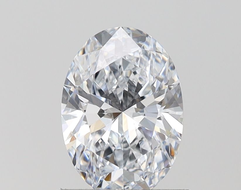 1.18 Carat Oval Lab Diamond with  Cut Diamond in 14KT  view 1
