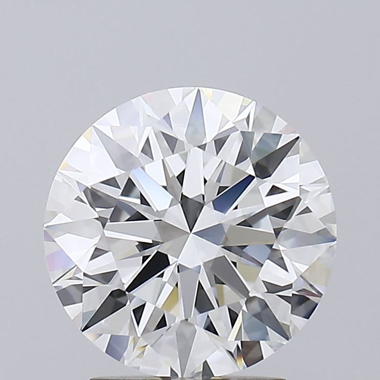 2.59 Carat Round Lab Diamond with  Cut Diamond in 14KT  view 1
