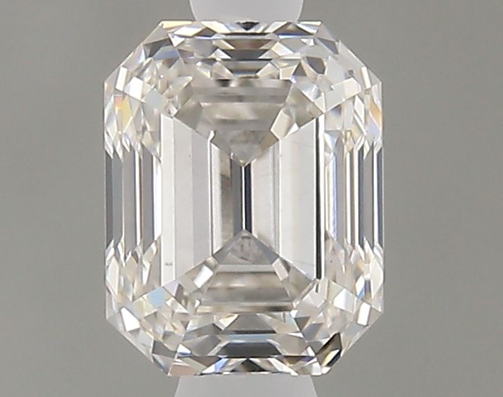 0.5 Carat Emerald Natural Diamond with  Cut Diamond in 14KT  view 1
