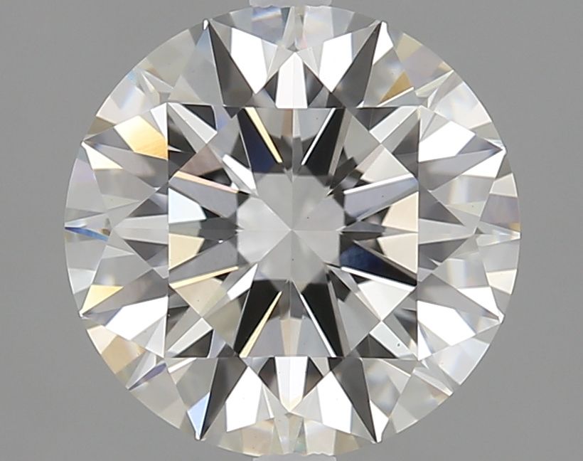 2.19 Carat Round Lab Diamond with  Cut Diamond in 14KT  view 1
