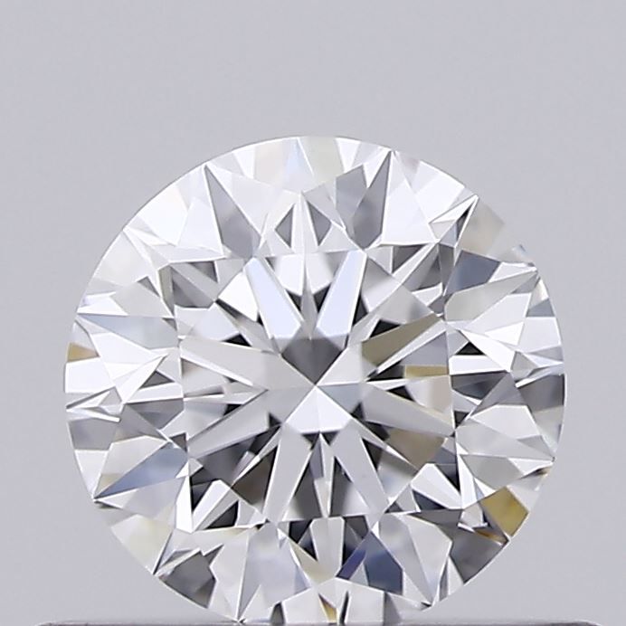 0.53 Carat Round Lab Diamond with  Cut Diamond in 14KT  view 1
