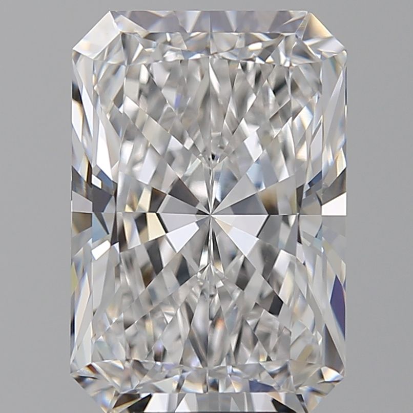 7.59 Carat Radiant Lab Diamond with  Cut Diamond in 14KT  view 1
