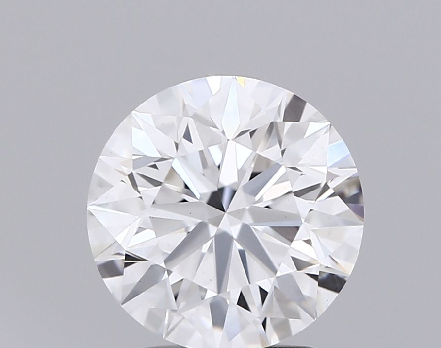 2.05 Carat Emerald Lab Diamond with  Cut Diamond in 14KT  view 1
