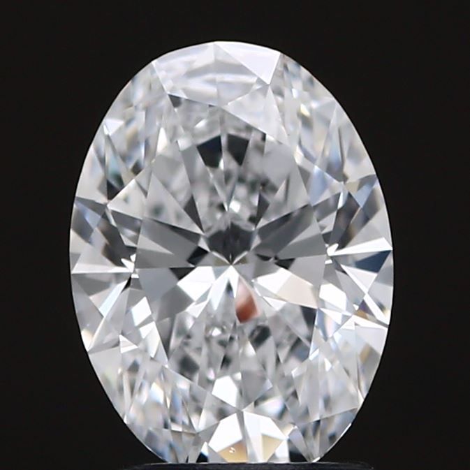 1.86 Carat Oval Lab Diamond with  Cut Diamond in 14KT  view 1
