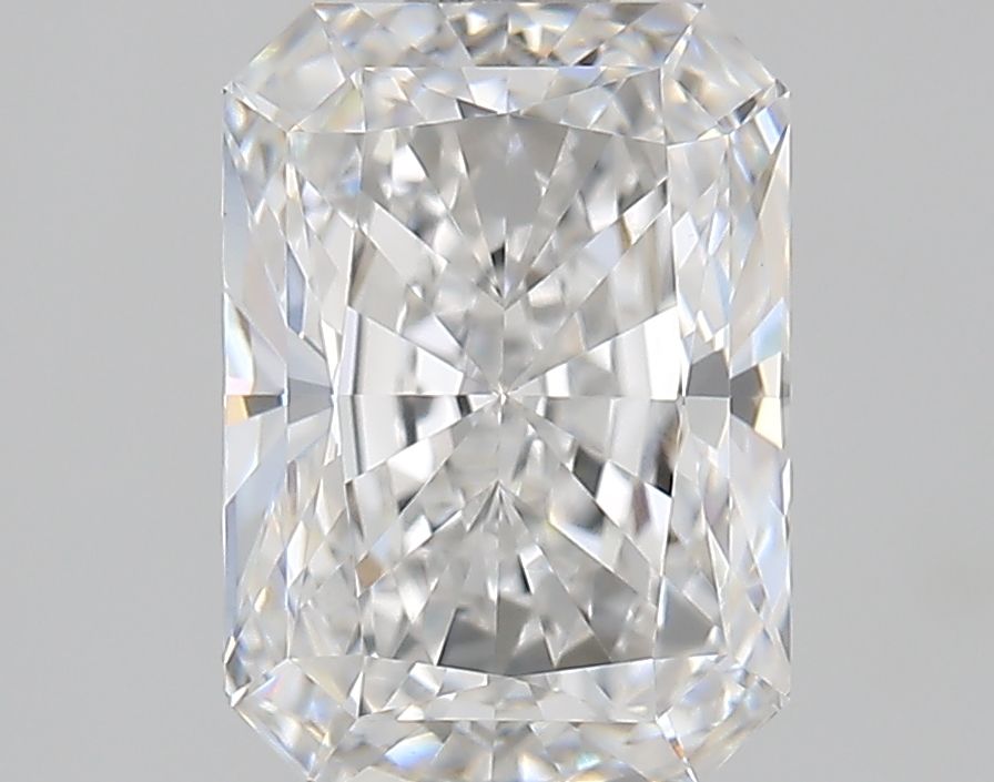 1.52 Carat Radiant Lab Diamond with  Cut Diamond in 14KT  view 1

