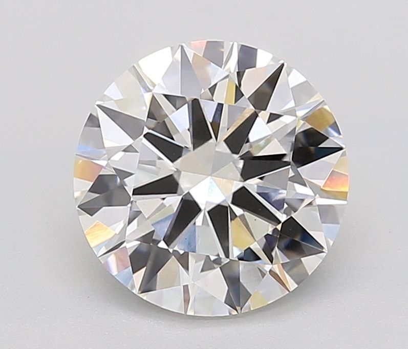3.0 Carat Round Lab Diamond with  Cut Diamond in 14KT  view 1
