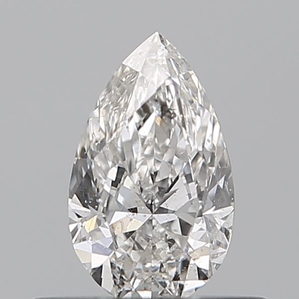 0.4 Carat Pear Natural Diamond with  Cut Diamond in 14KT  view 1
