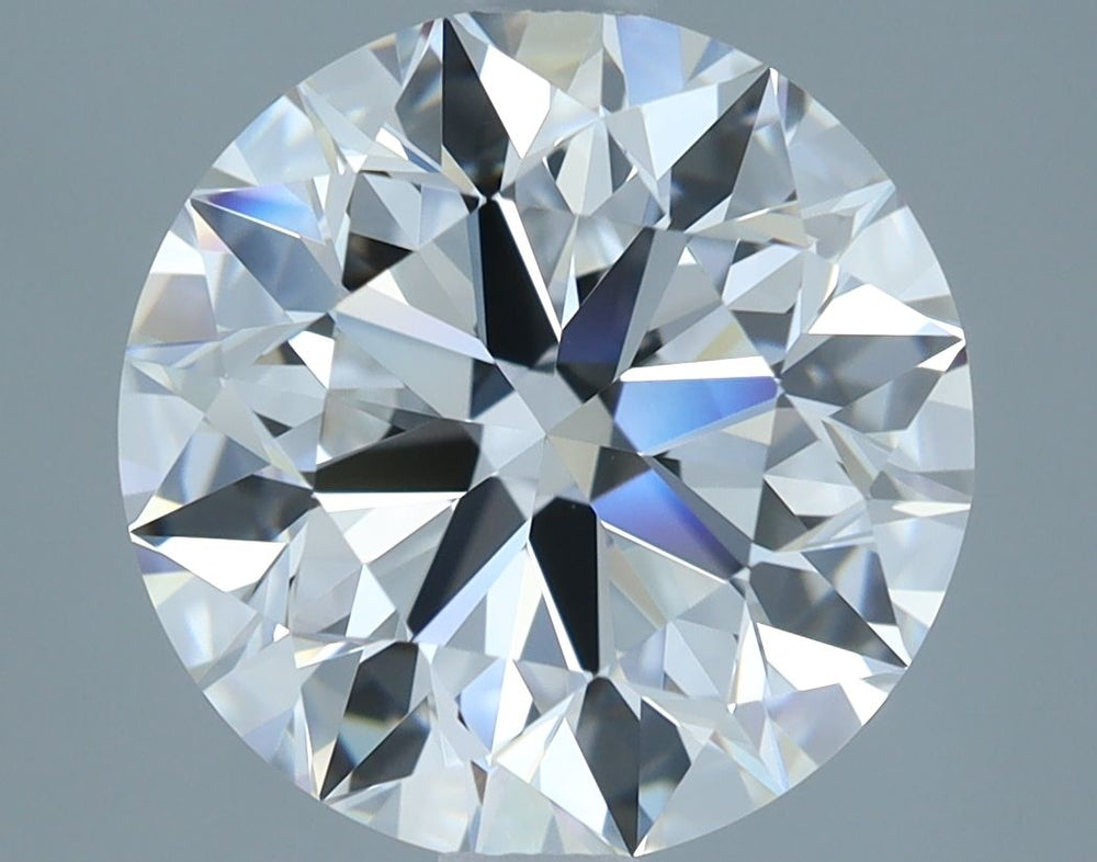 3.5 Carat Round Natural Diamond with  Cut Diamond in 14KT  view 1
