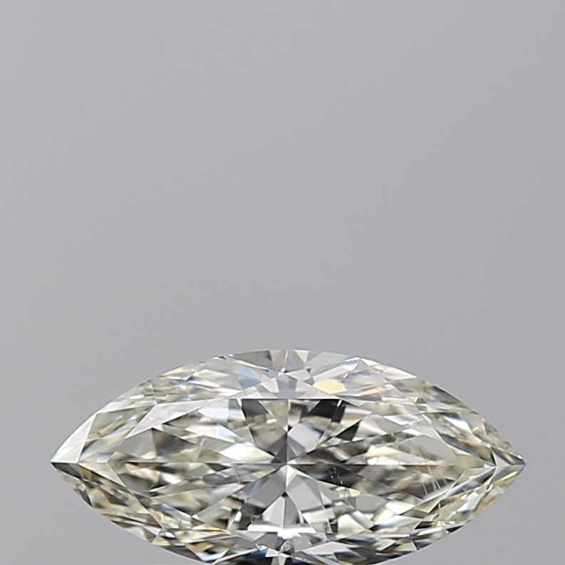 0.65 Carat Marquise Natural Diamond with  Cut Diamond in 14KT  view 1
