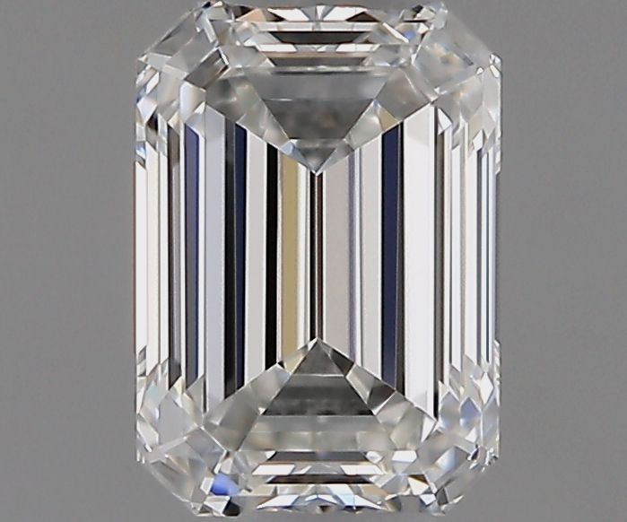 0.51 Carat Emerald Natural Diamond with  Cut Diamond in 14KT  view 1
