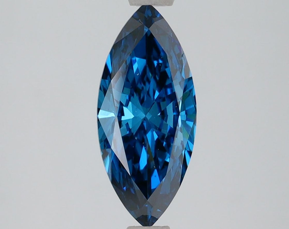 1.0 Carat Marquise Lab Diamond with  Cut Diamond in 14KT  view 1

