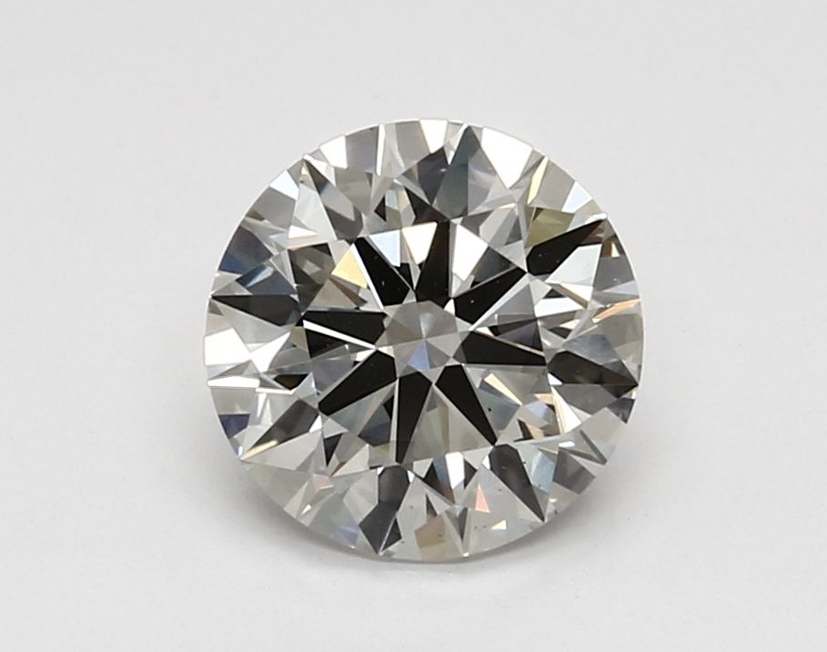 2.22 Carat Round Lab Diamond with  Cut Diamond in 14KT  view 1

