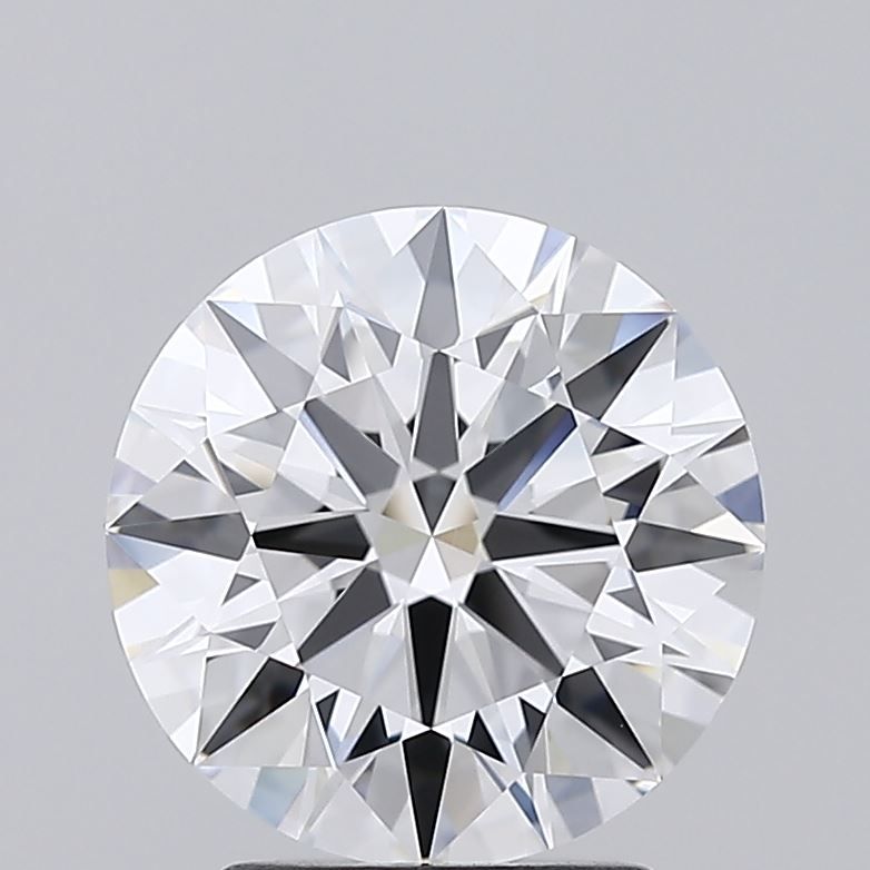 2.67 Carat Round Lab Diamond with  Cut Diamond in 14KT  view 1
